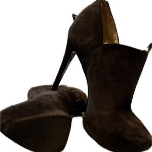 Nine West Gray Heeled Boots with Stiletto